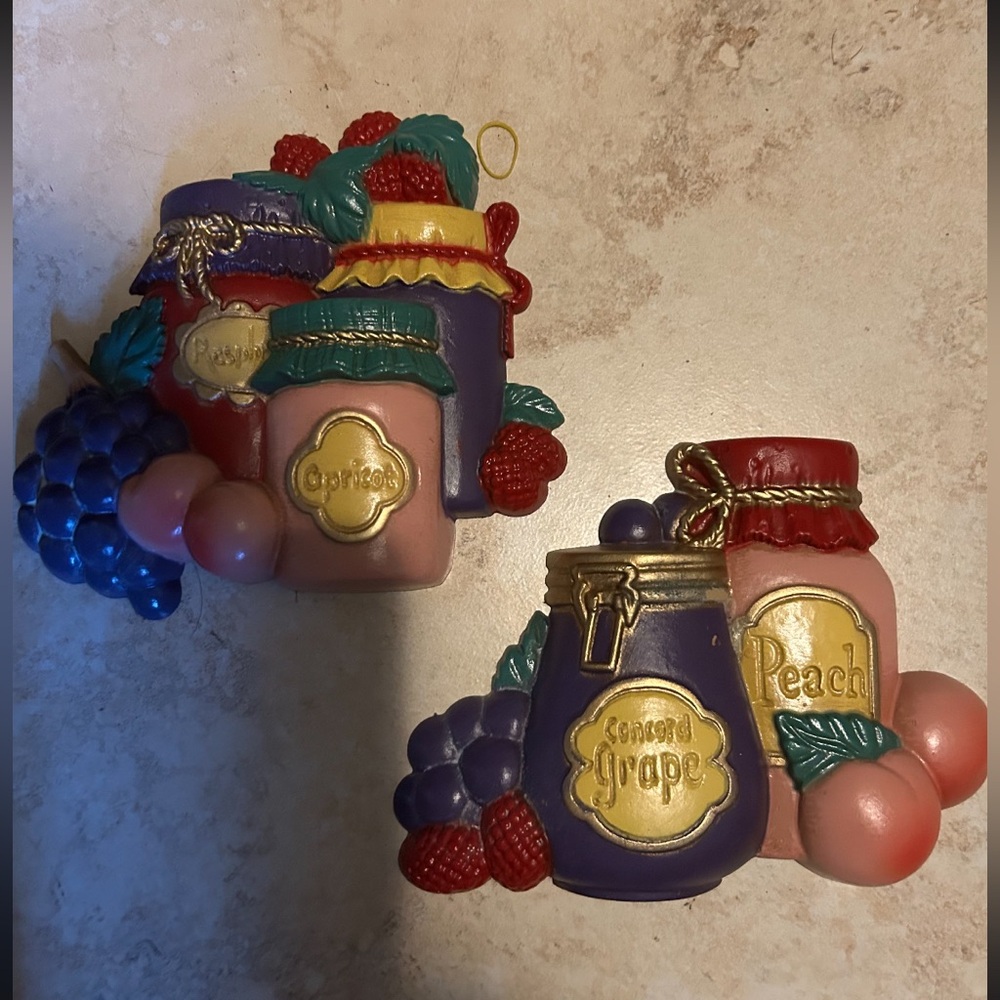 2X Vintage Home Interior Jelly Jar Wall Decor